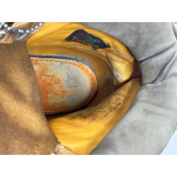 VTG Timberland Basic Men's Boots Size 13 Wheat Nubuck 6" Waterproof 27060 - Picture 13 of 14